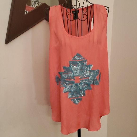Rue21 Tops - Rue 21 tank top bling sequin size Large